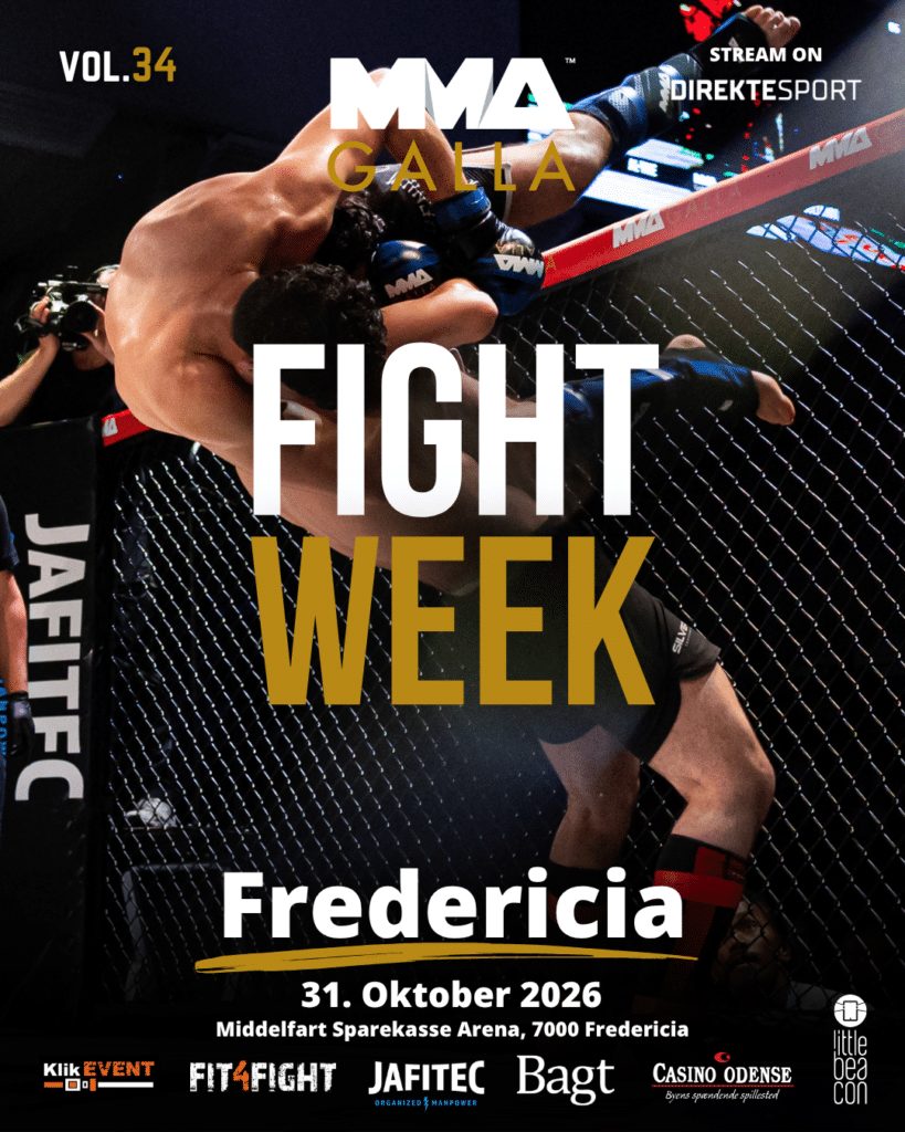 MMA GALLA 34: Bisultanov vs. Bofoko opens main card in Fredericia on Oct. 31