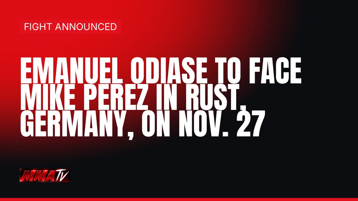 Emanuel Odiase to face Mike Perez in Rust, Germany, on Nov. 27