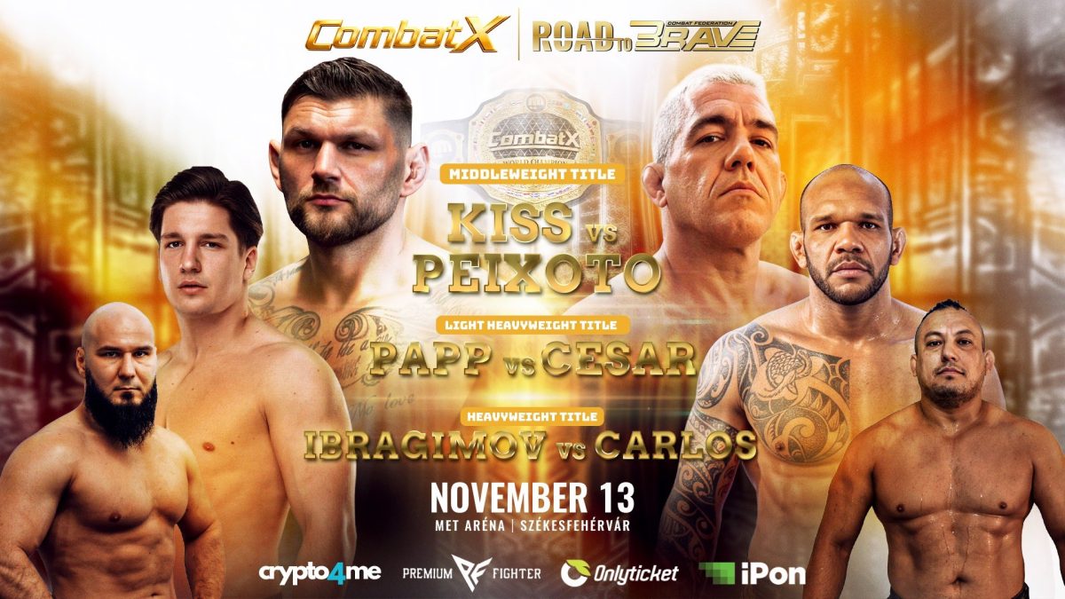 CombatX in Hungary on Nov. 13 sets three inaugural titles with BRAVE CF