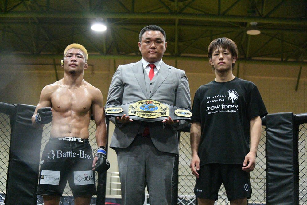 Fighting NEXUS Yokosuka: Hagishima submits Kitano; flyweight title final set
